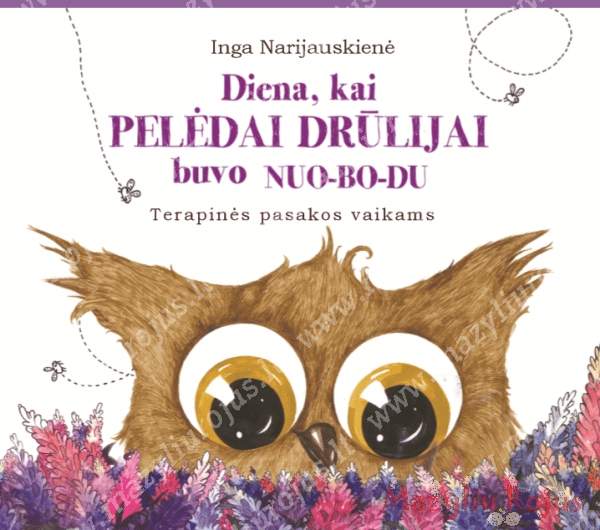 Terapinės pasakos vaikams "Diena, kaip pelėdai Drūlijai buvo nuo-bo-du", autorė Inga Narijauskienė