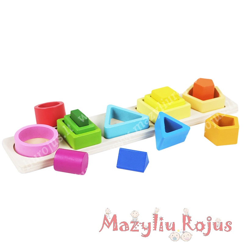 3D Geometrinės figūrėlės