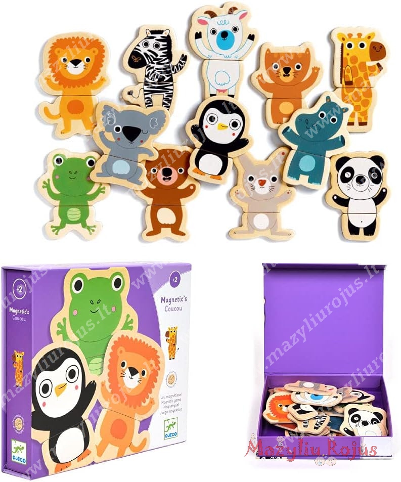 Mažylių magnetukai "Gyvūnai"