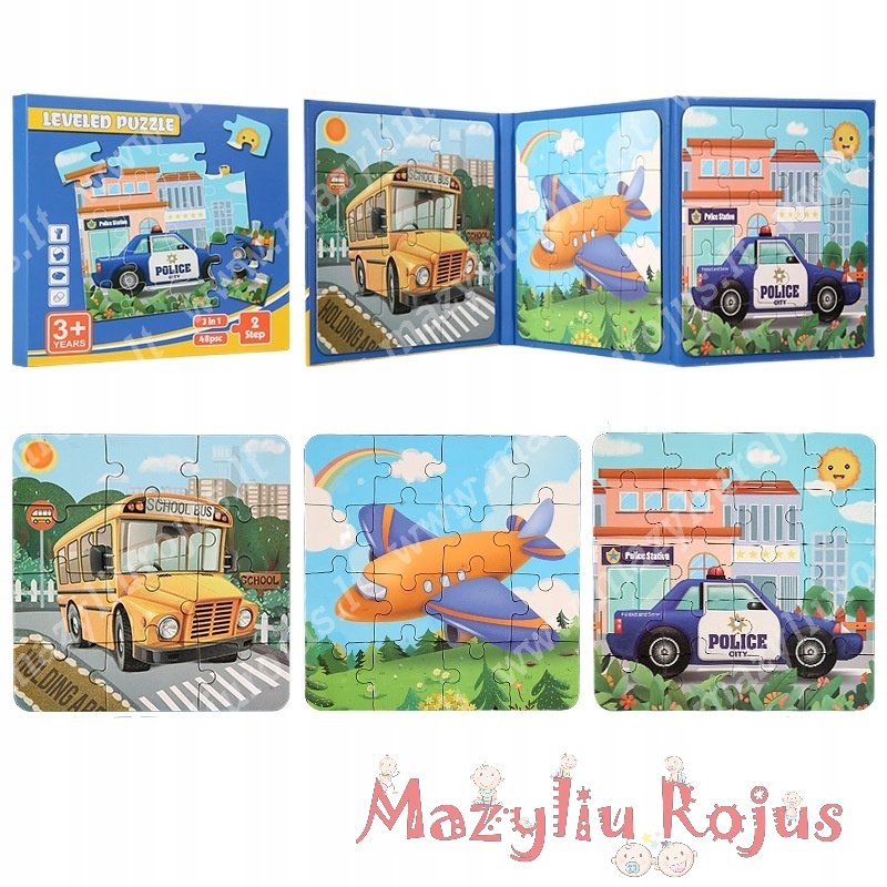 Magnetukų albumas "Profesijų mašinos"