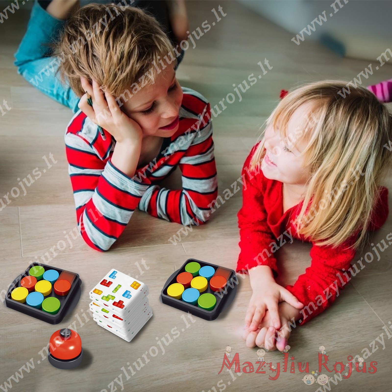 Loginis reakcijos žaidimas "Aš pirmas"