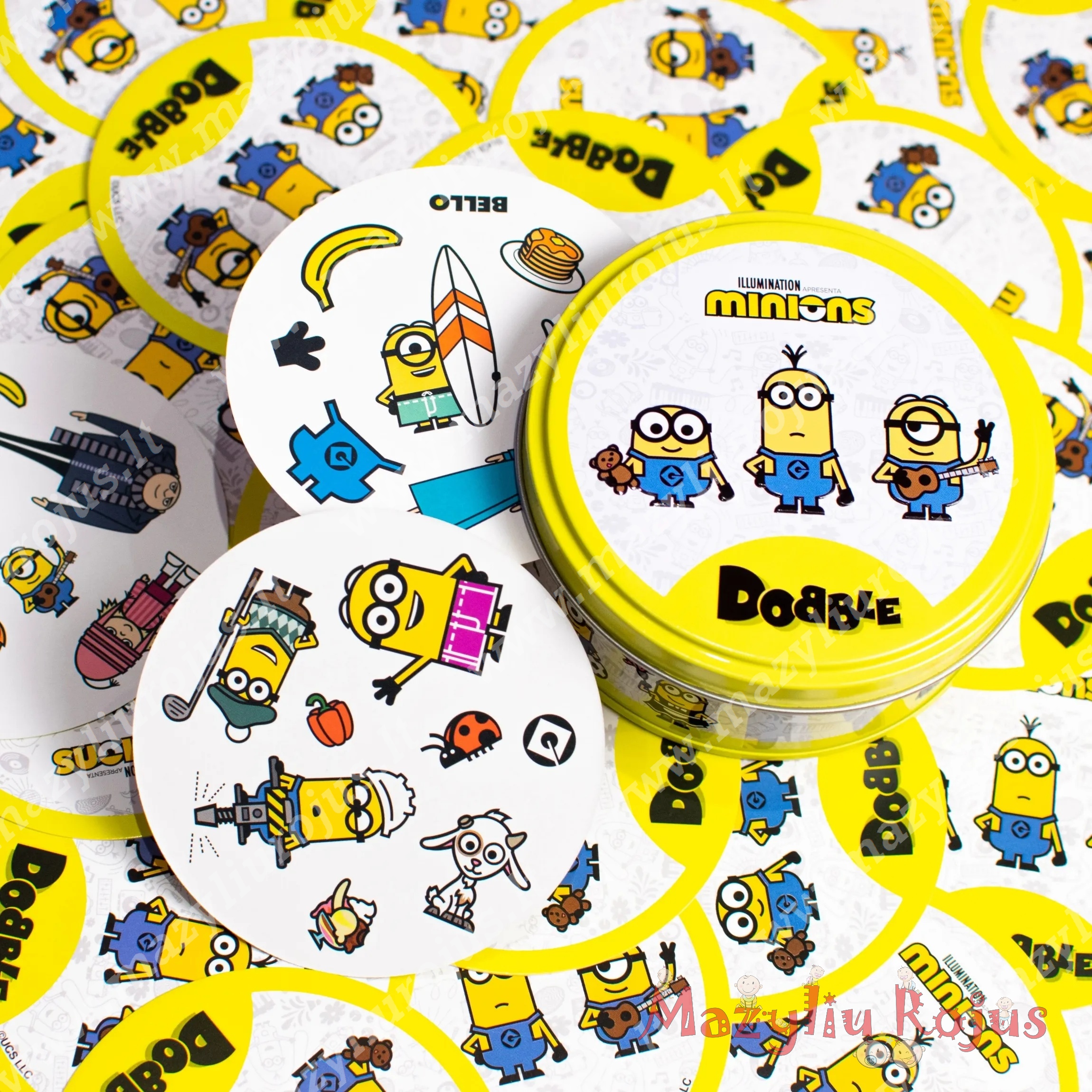 Loginis reakcijos žaidimas "Minions"